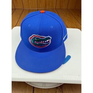 Nike True Royal Blue Orange Florida Gators Snapback Hat One Size Fits Most